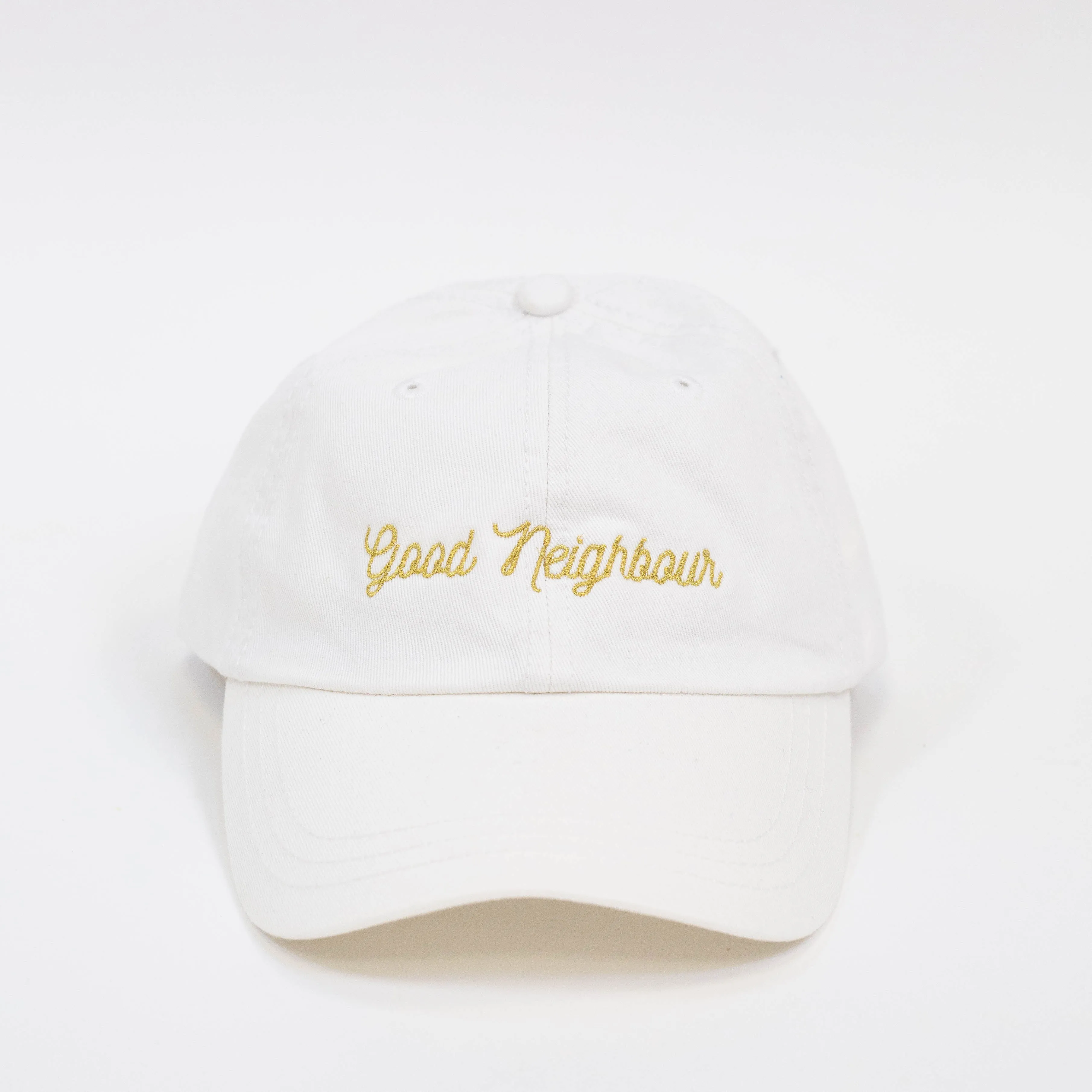 Good Neighbour Dad Hat (White)