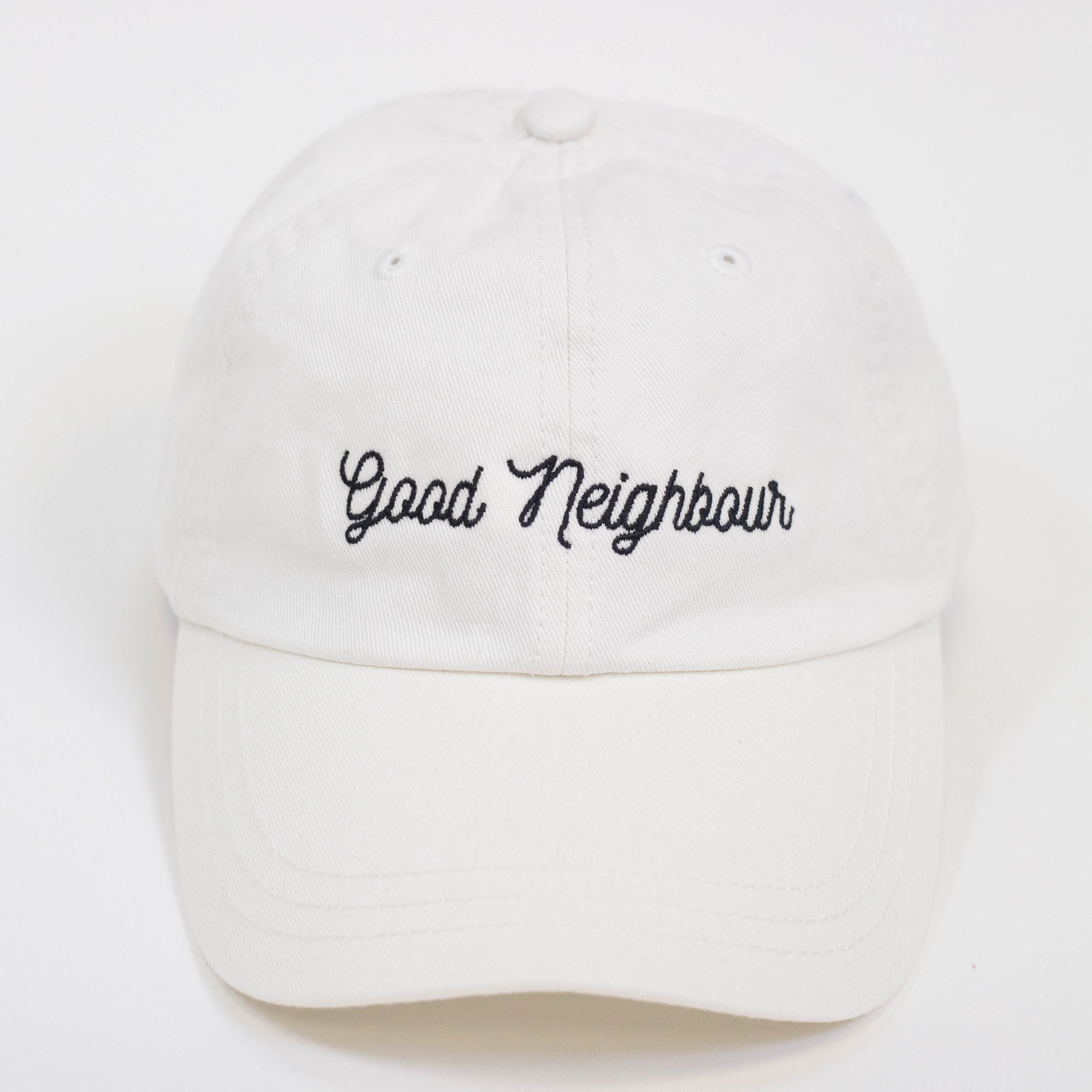 Good Neighbour Dad Hat (White)