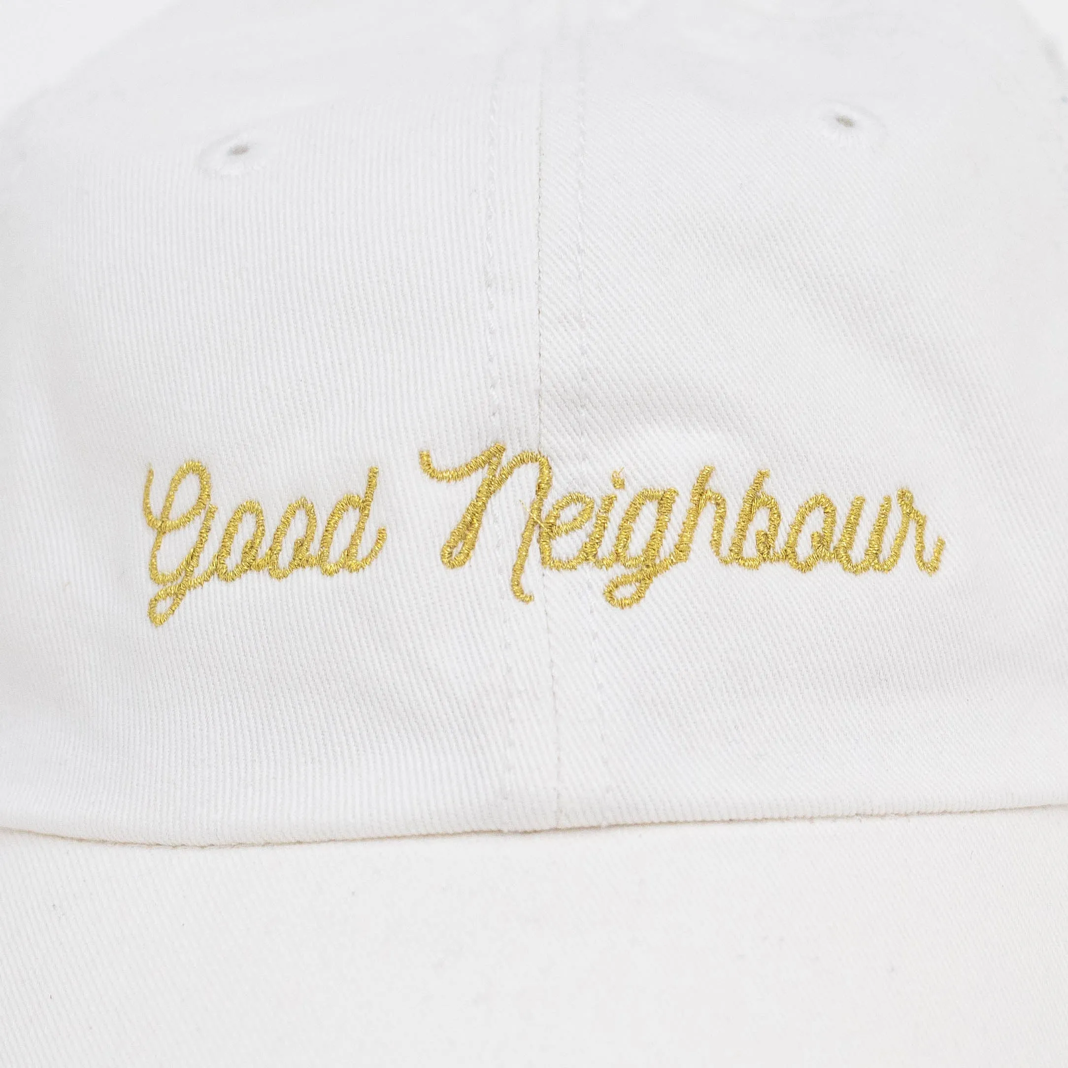 Good Neighbour Dad Hat (White)