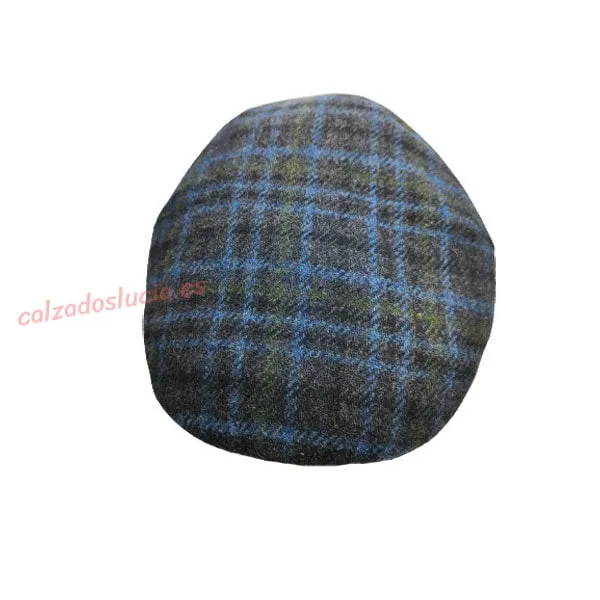 Stylish Plaid Dress Hat for Men