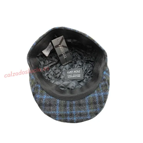 Stylish Plaid Dress Hat for Men