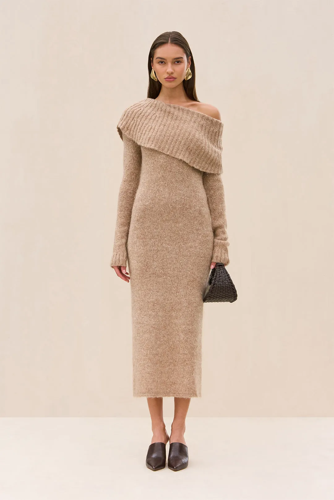 GRAYSON KNIT DRESS - BEACH MELANGE