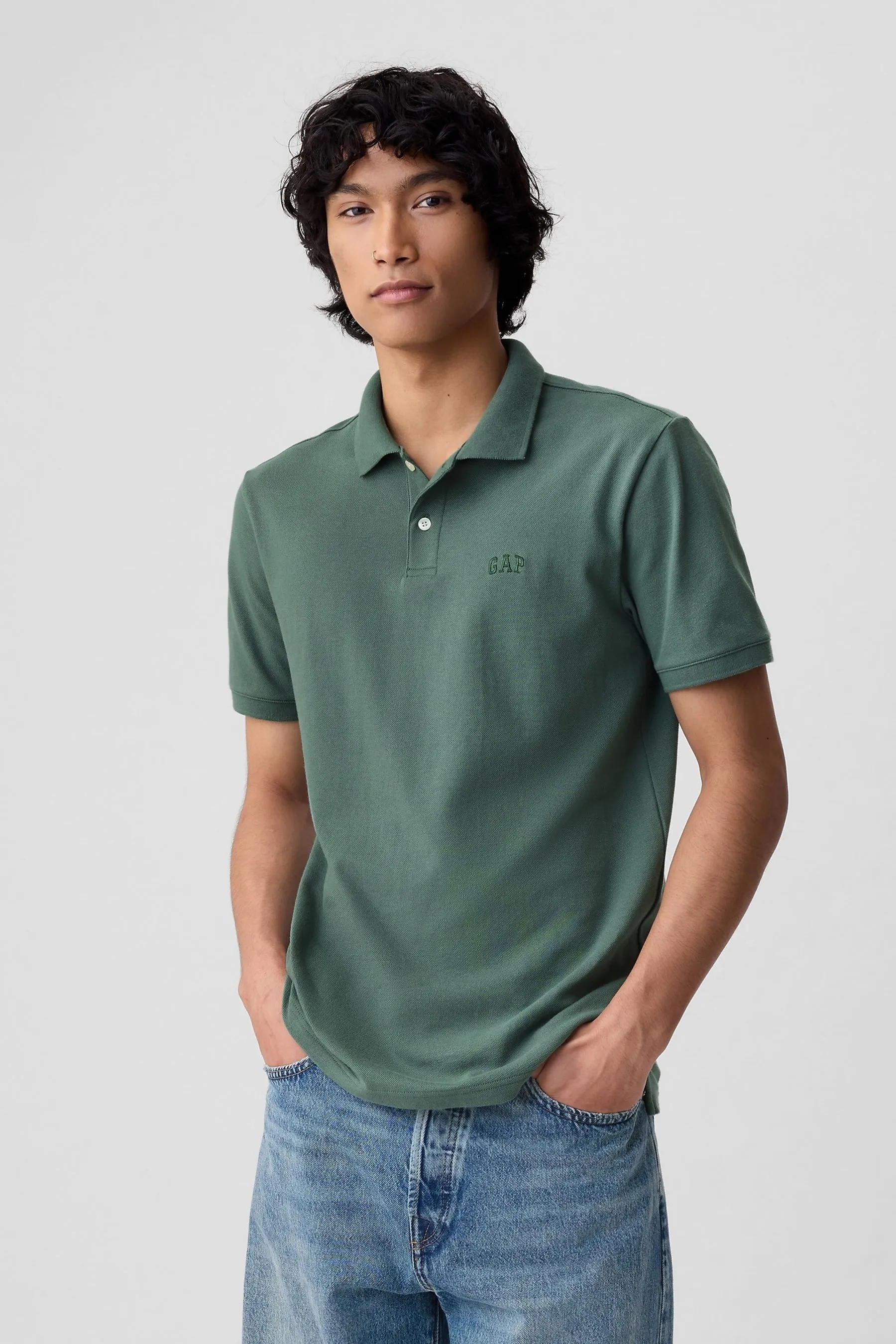 Green Logo Polo Shirt