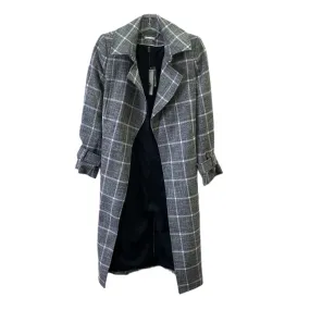 Grey White House Black Market Peacoat - Size XS