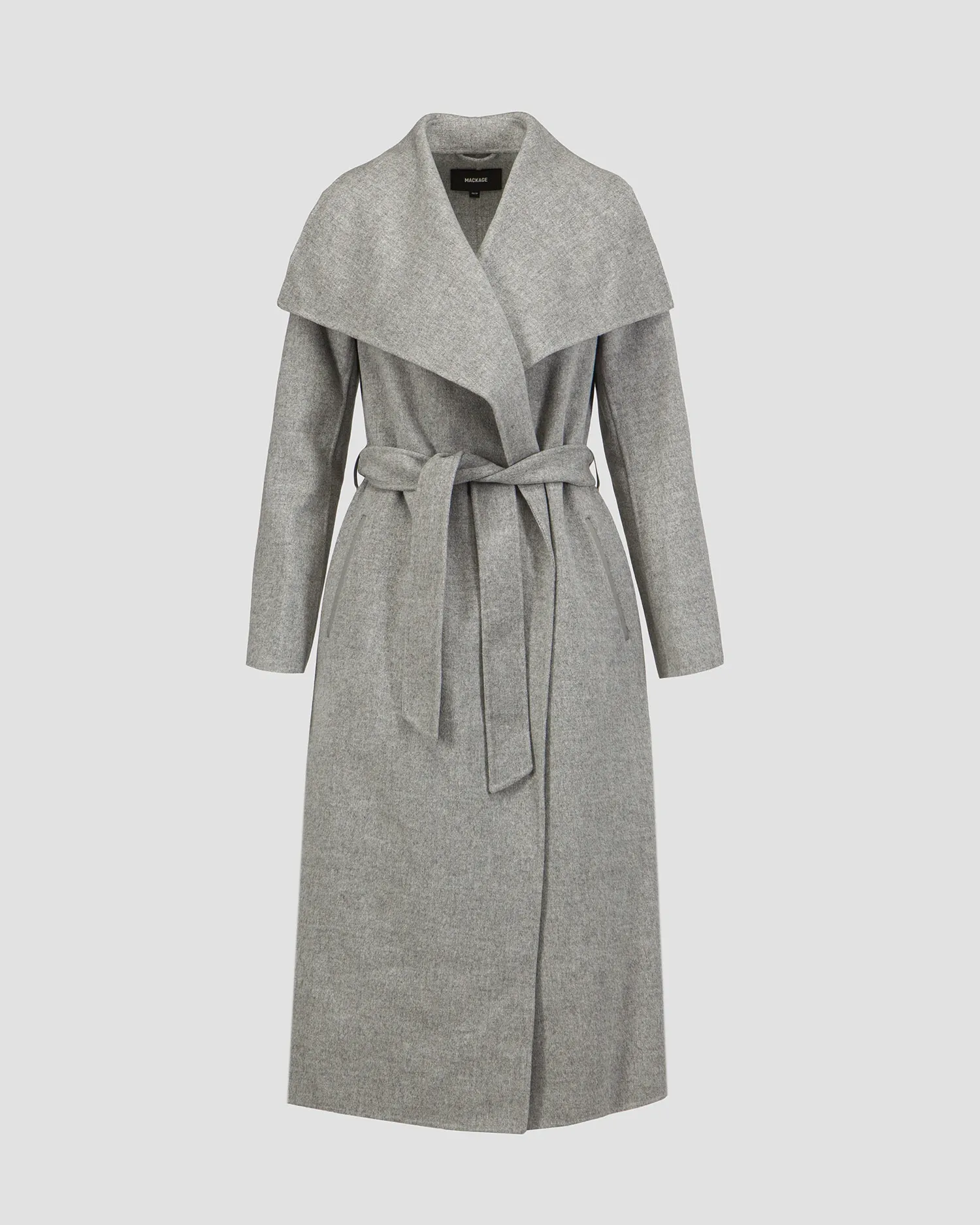 Grey wool coat for women Mackage Mai-cn p000702-27