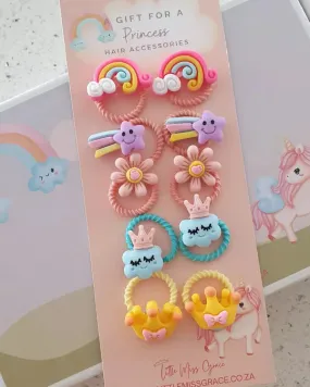 H1 Children's Rainbow Tiny Hair Band Set