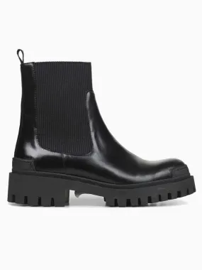 Black Hacker Chelsea Boots