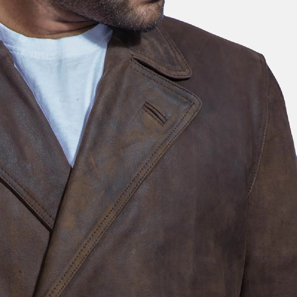 Brown Leather Coat Horizon Leathers