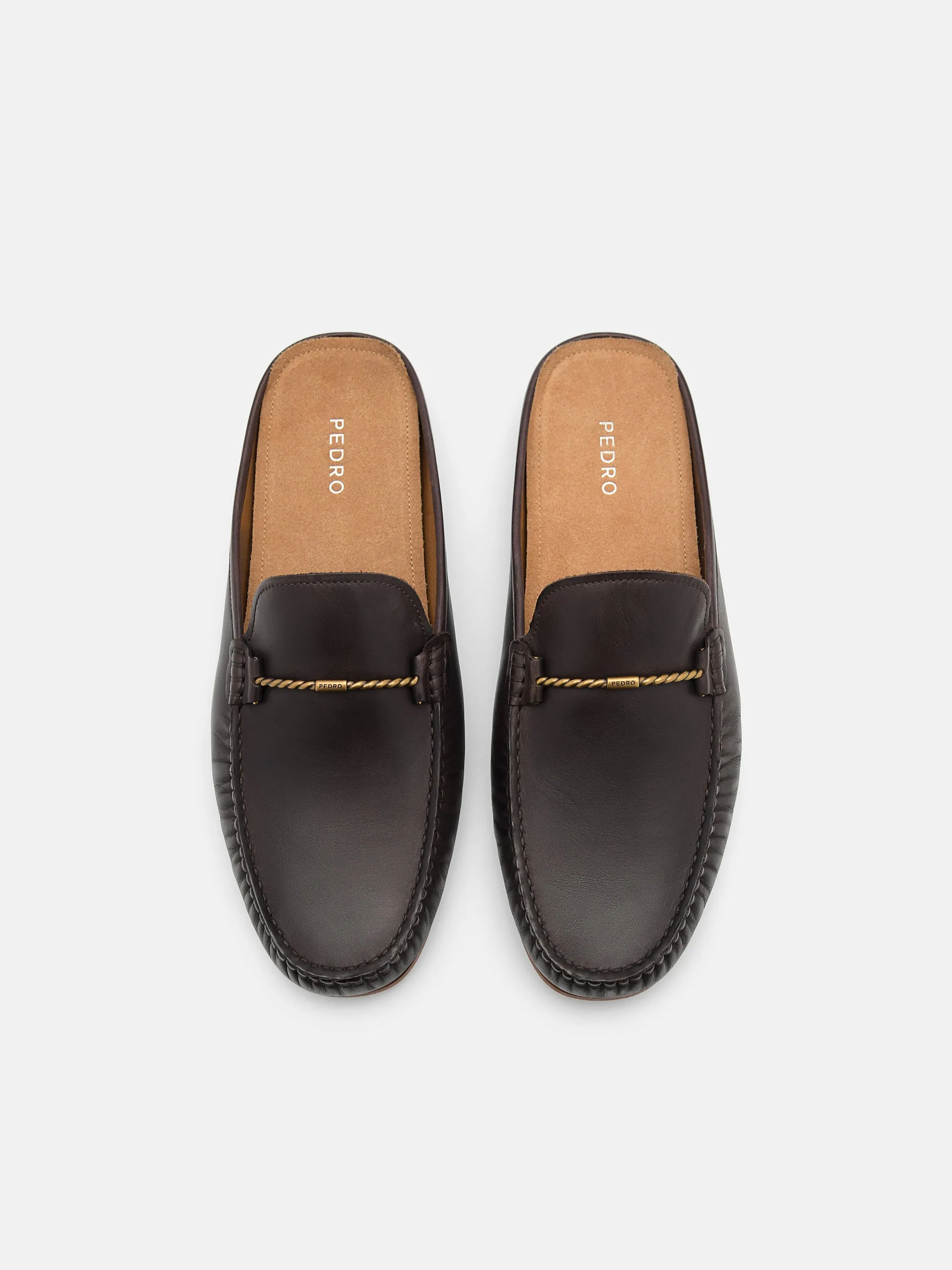 Hawser Leather Slip-On Moccasins