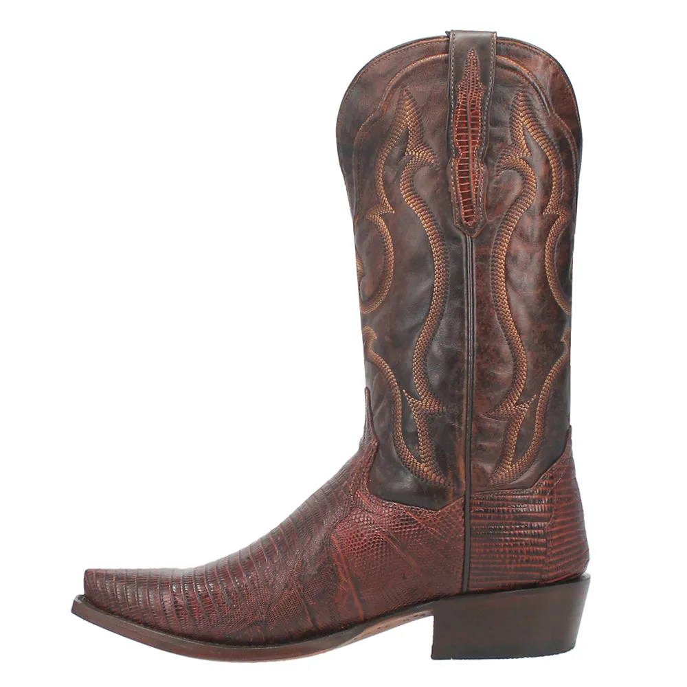 Hearst Lizard Snip Toe Cowboy Boots