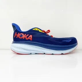 Hoka One One Mens Clifton 9 1127895 BBDGB Blue Running Shoes Sneakers Size 8 D