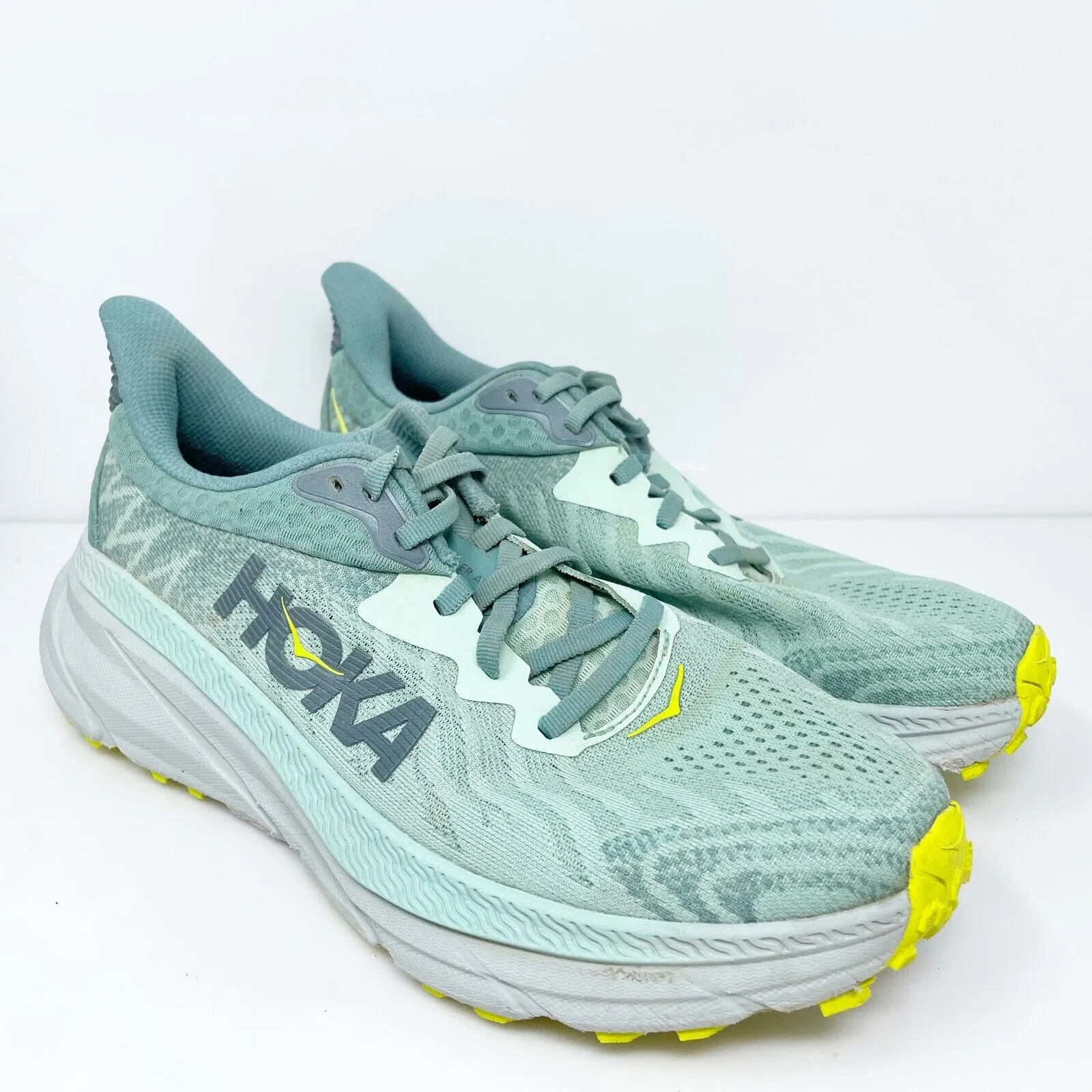 Hoka One One Womens Challenger ATR 7 1134498 MGTR Green Running Shoe Sneakers 9B