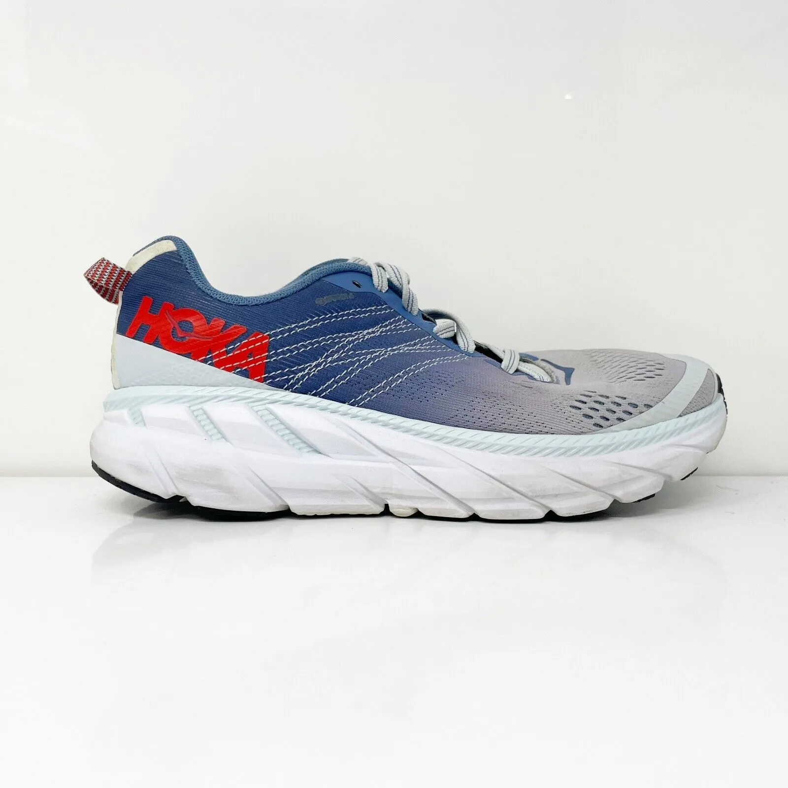 Hoka One One Womens Clifton 6 1102873 PAMB Gray Running Shoes Sneakers Size 8