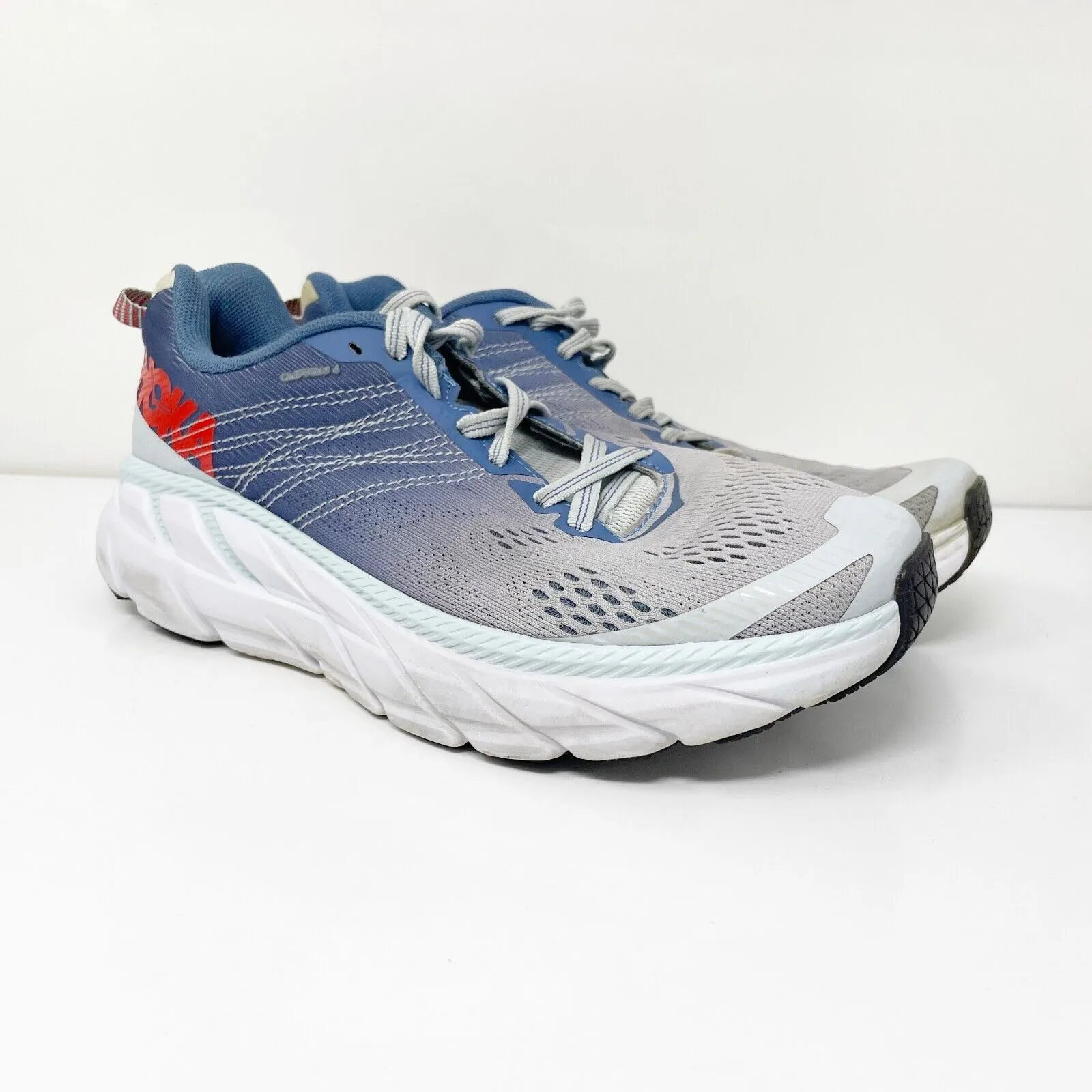 Hoka One One Womens Clifton 6 1102873 PAMB Gray Running Shoes Sneakers Size 8