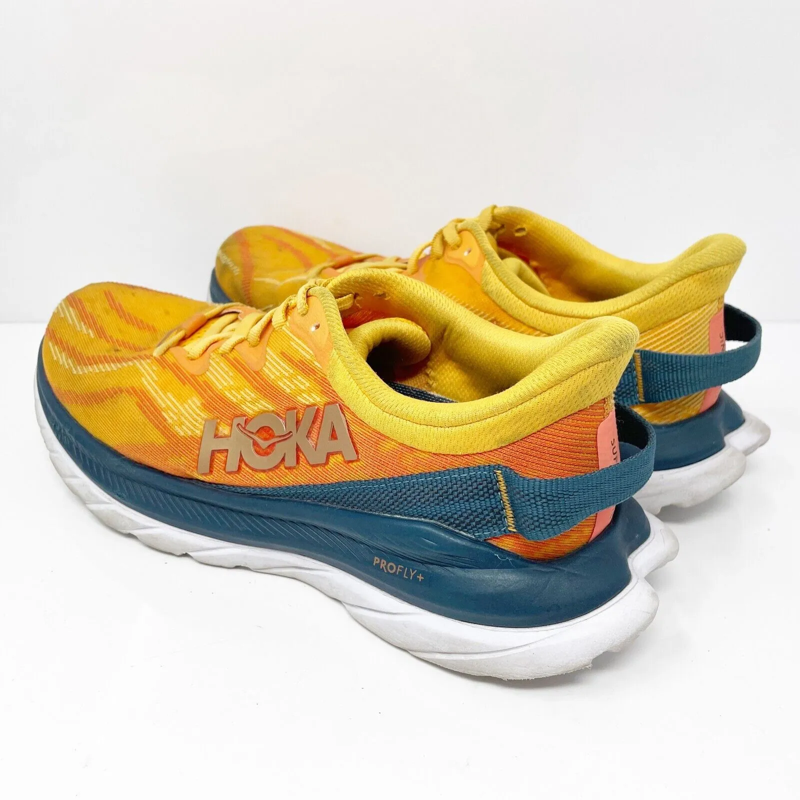 Hoka One One Womens Mach Supersonic 1130251 Orange Running Shoes Sneakers 7.5 B