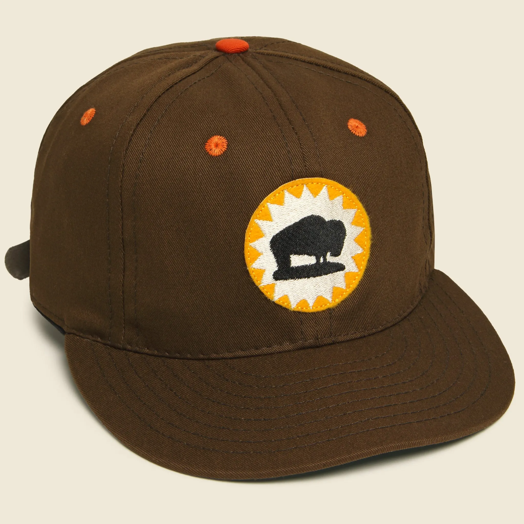 Houston Buffaloes Cotton Hat - Brown