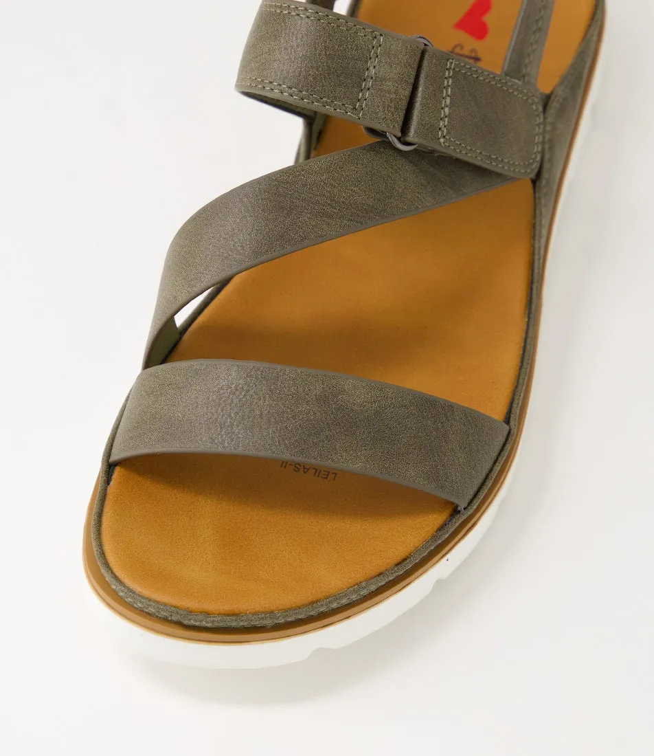 I LOVE BILLY Leilas Khaki Sandals