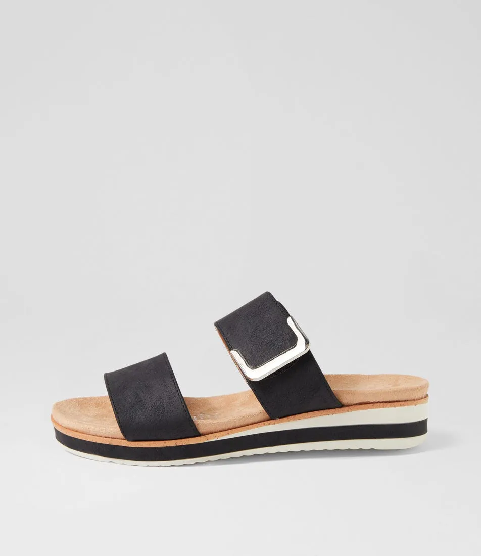 I LOVE BILLY Molka Black Sandals