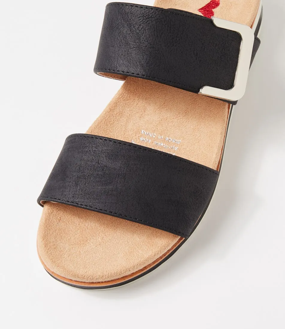 I LOVE BILLY Molka Black Sandals