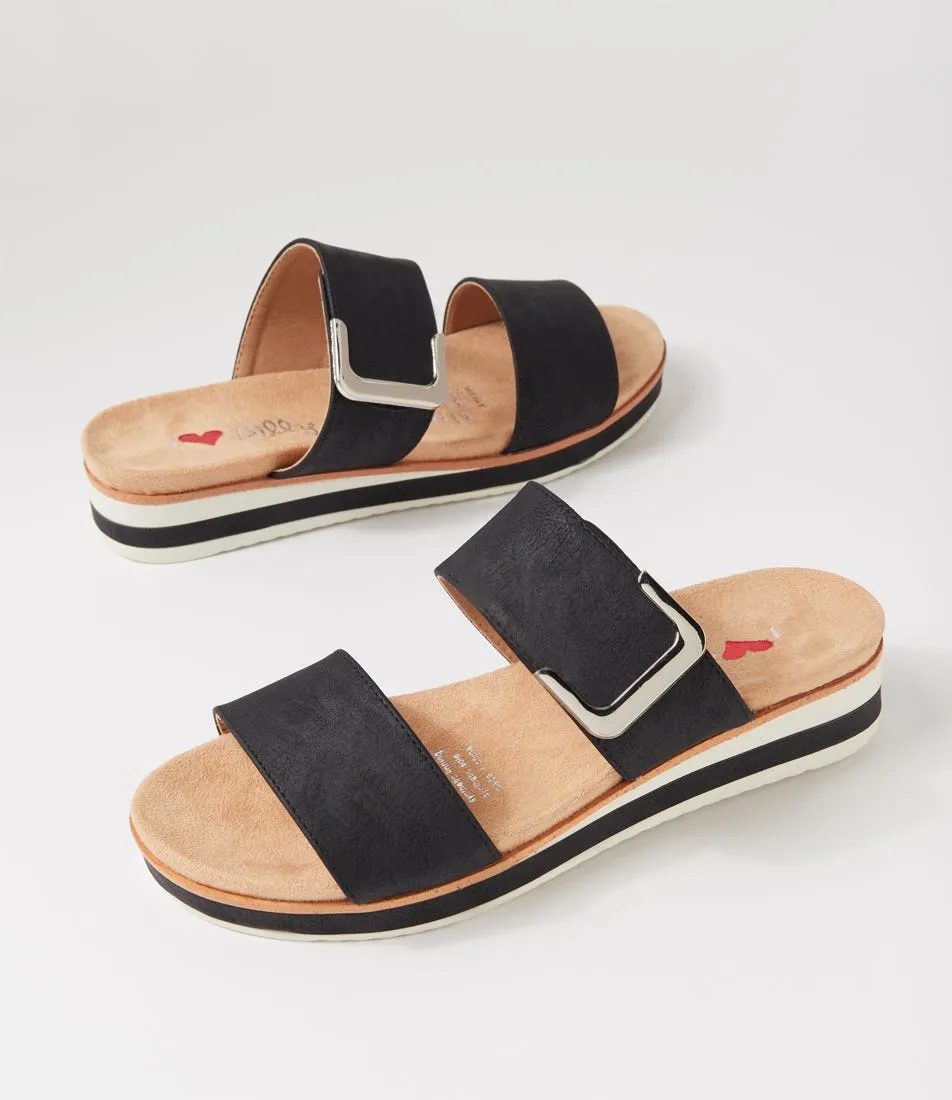 I LOVE BILLY Molka Black Sandals