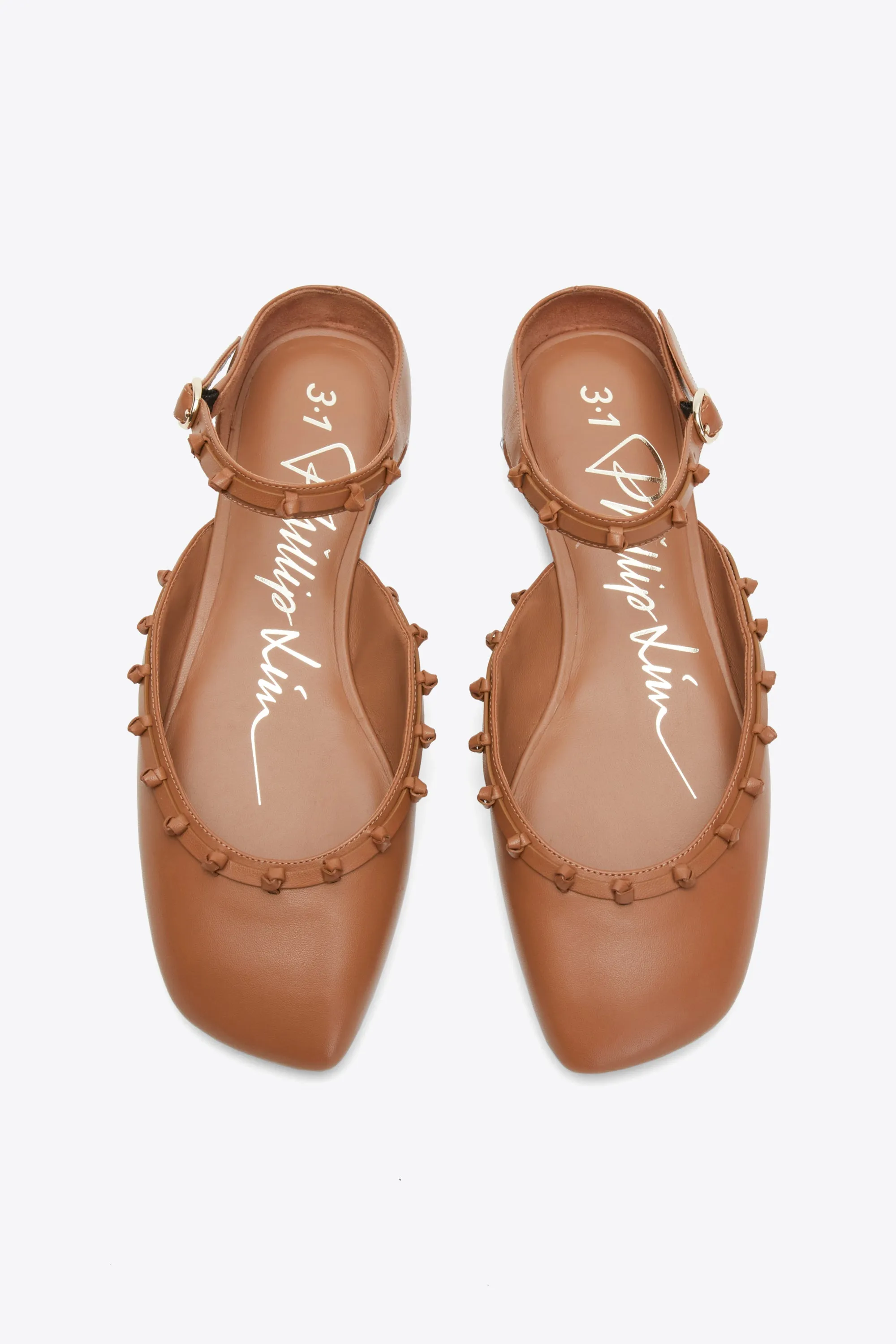 ID Mary Jane Flat with Leather Craft