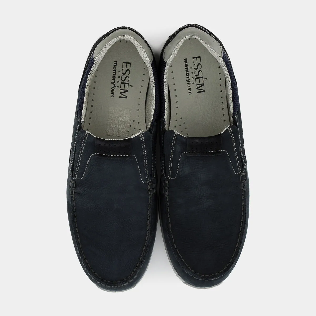 IM-E24U-01BLU/GRIGIO- Men's Blue/Gray Loafers