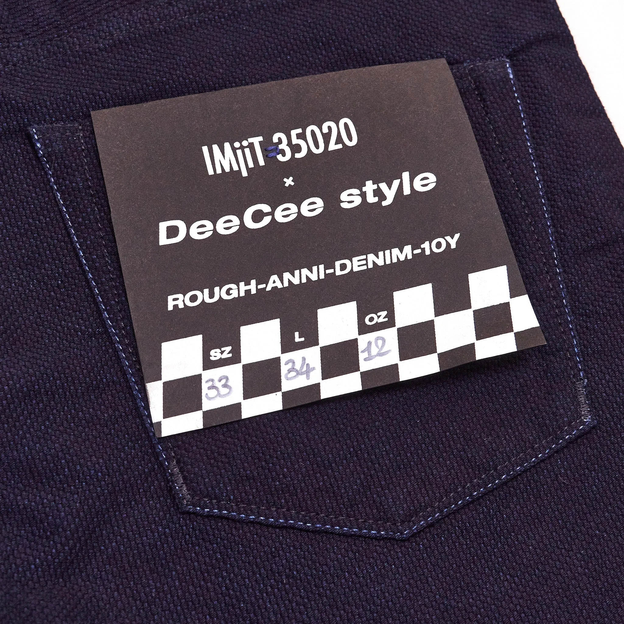 IMjiT 35020 DeeCee style Sashiko Jeans Anniversary Edition