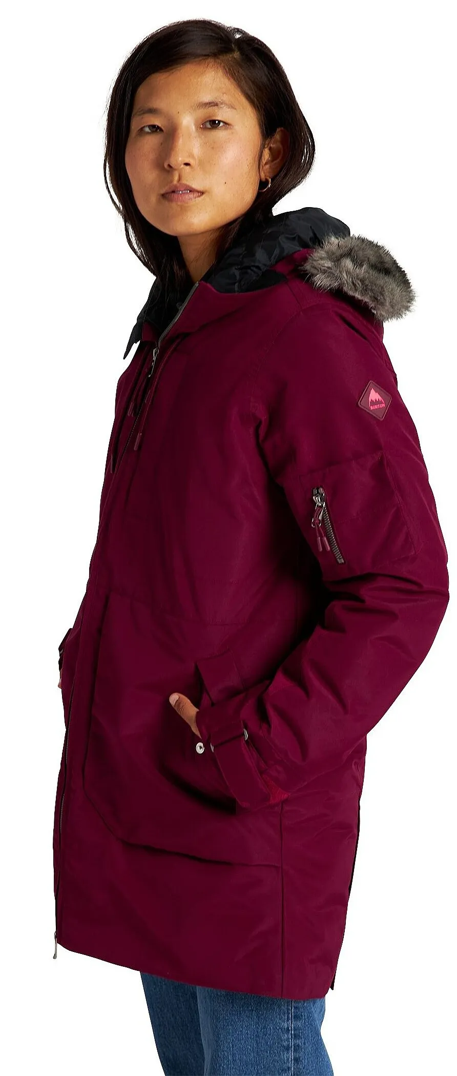 jacket Burton Saxton - Mulled Berry - women´s