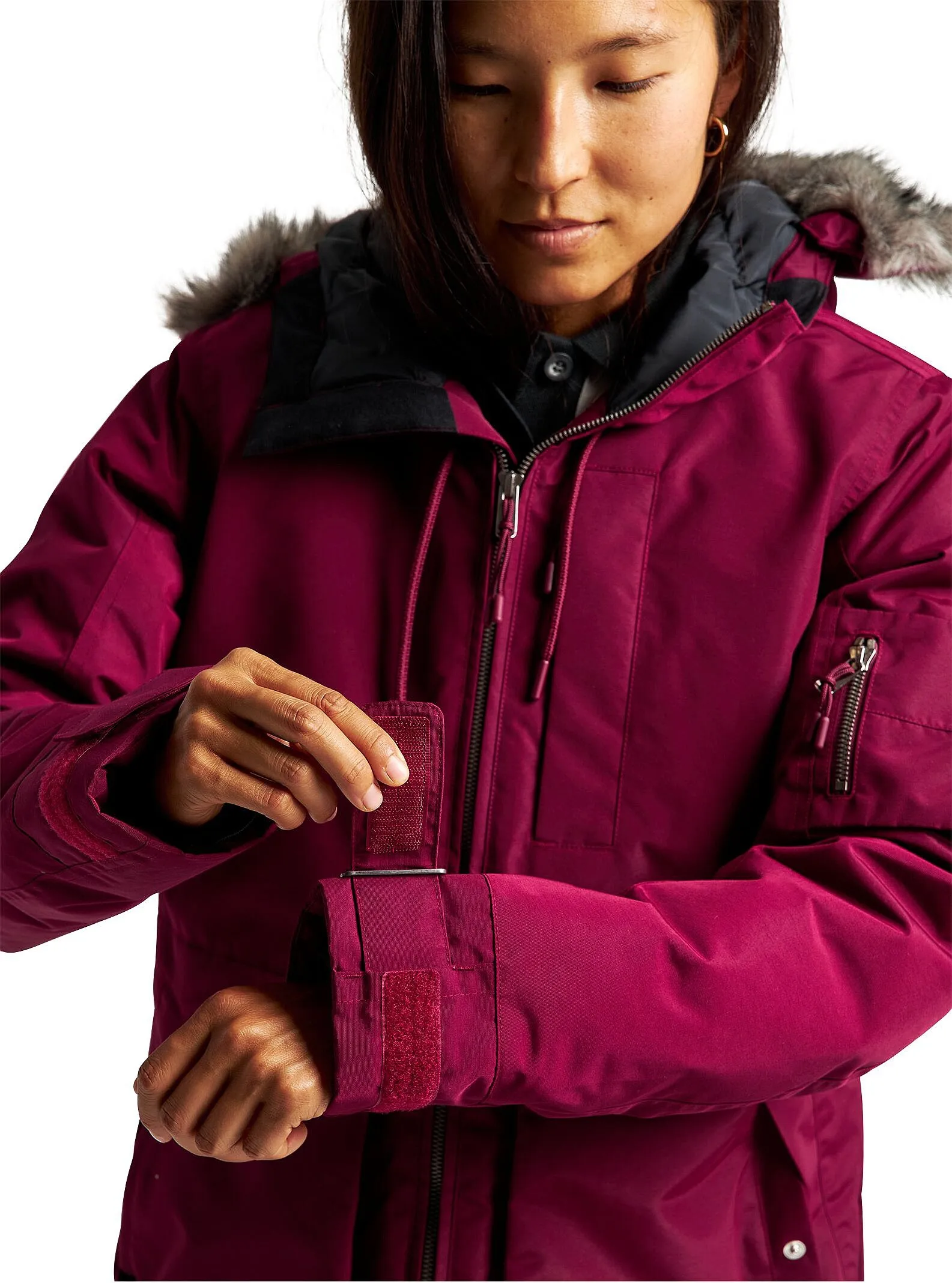 jacket Burton Saxton - Mulled Berry - women´s