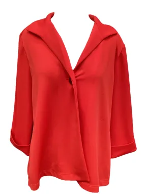 Chicos Red Jacket Size L