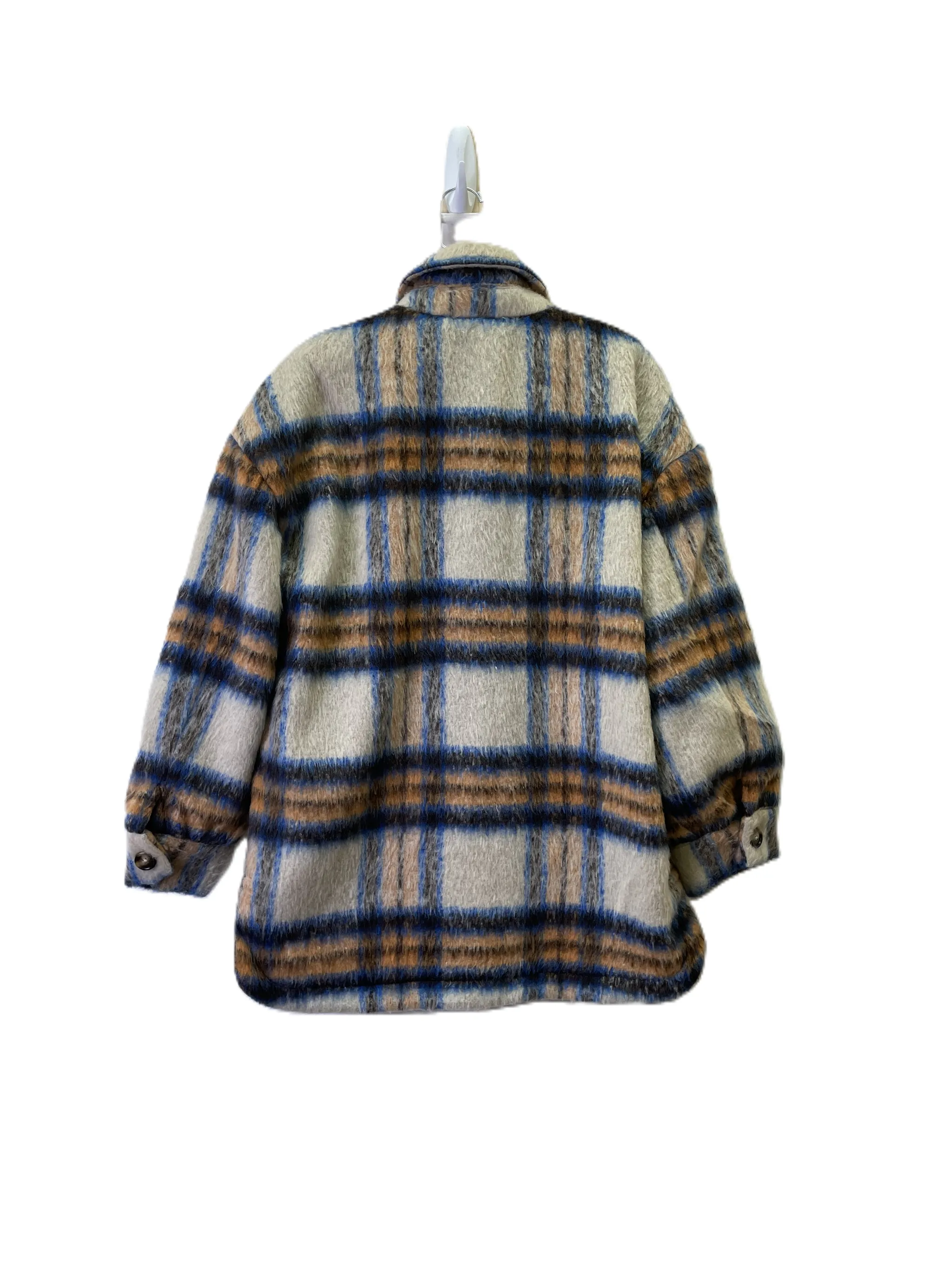 JACKET SHIRT English Factory Plaid Pattern Size S