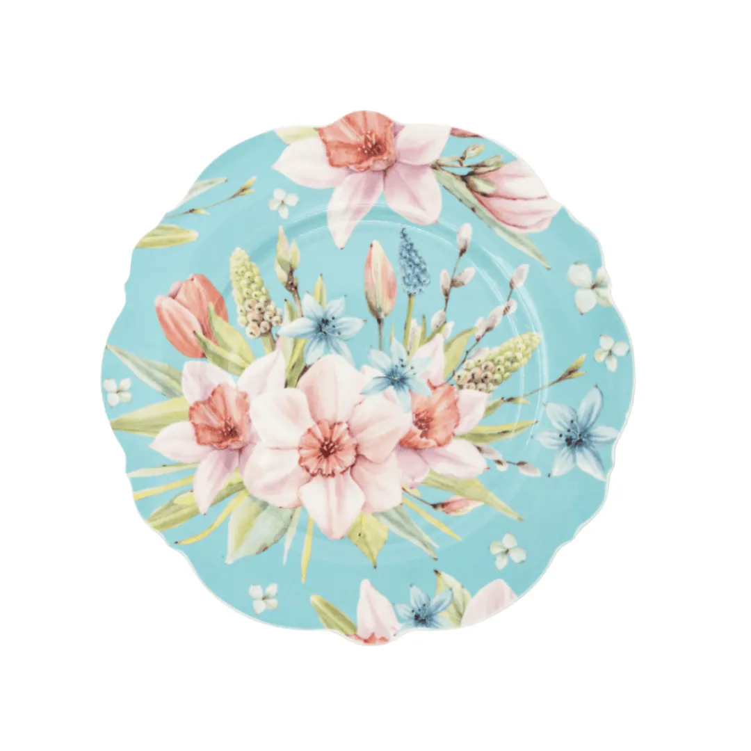 Jenna Clifford -7264 Jenna's Garden Dinner Plate (Set Of 4)