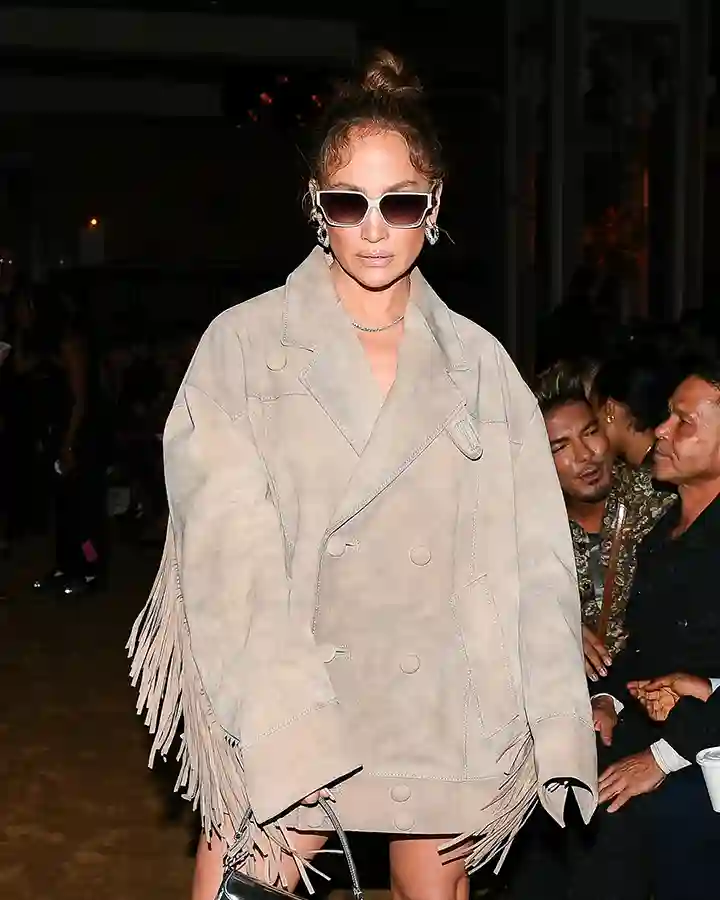 Fringe Suede Jacket - William Jacket by Jennifer Lopez