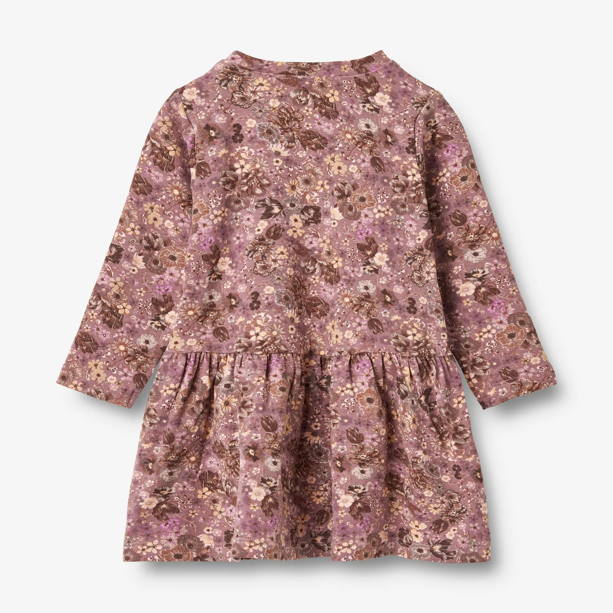 Jersey Dress L/S Bessie - lavender flowers