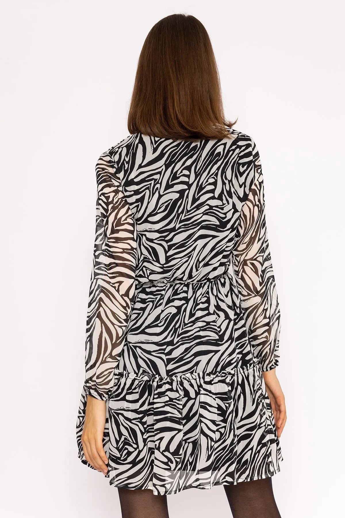 Jessie Dress in Zebra Print