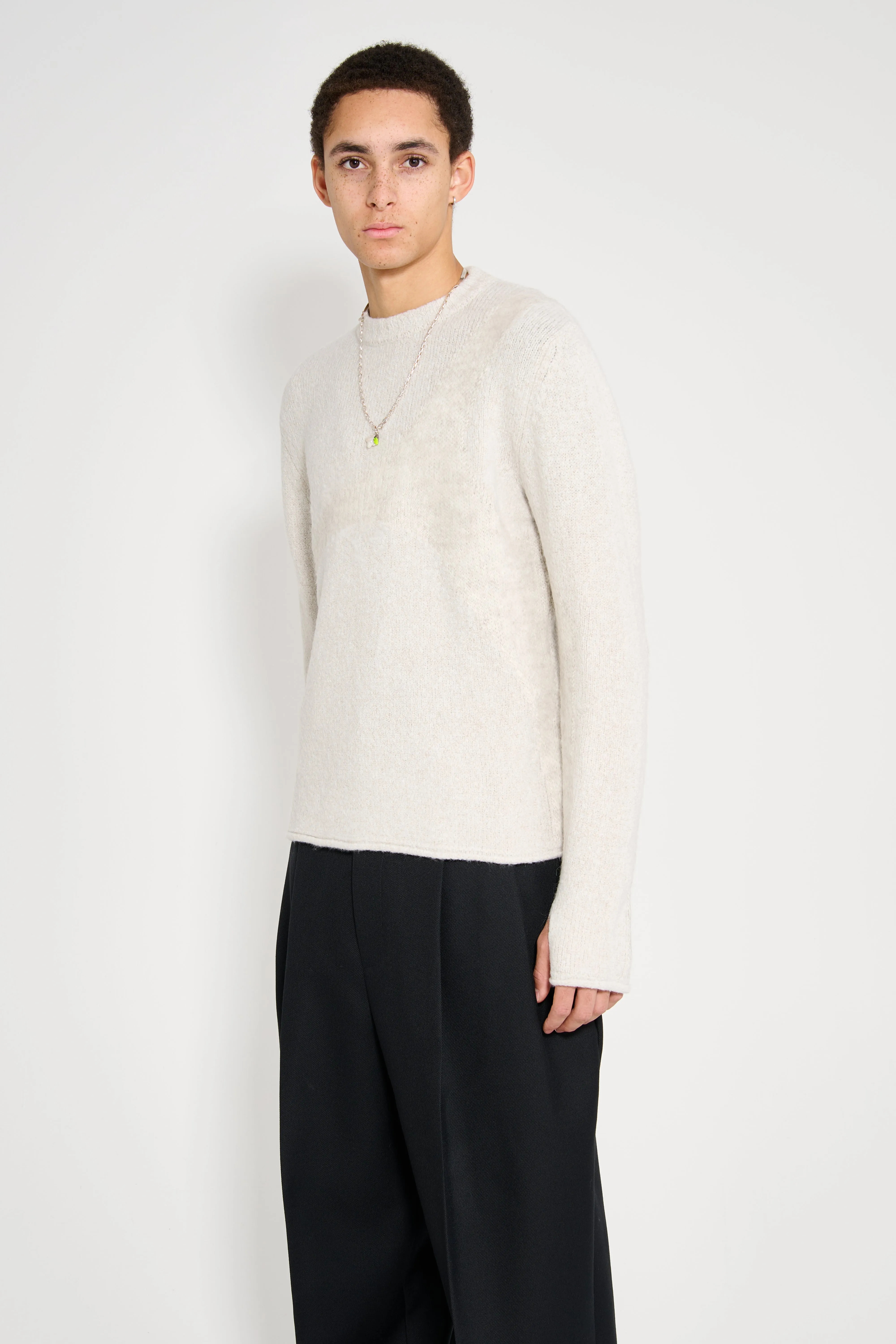 _J.L-A.L_ Stave Knit Chalk Grey