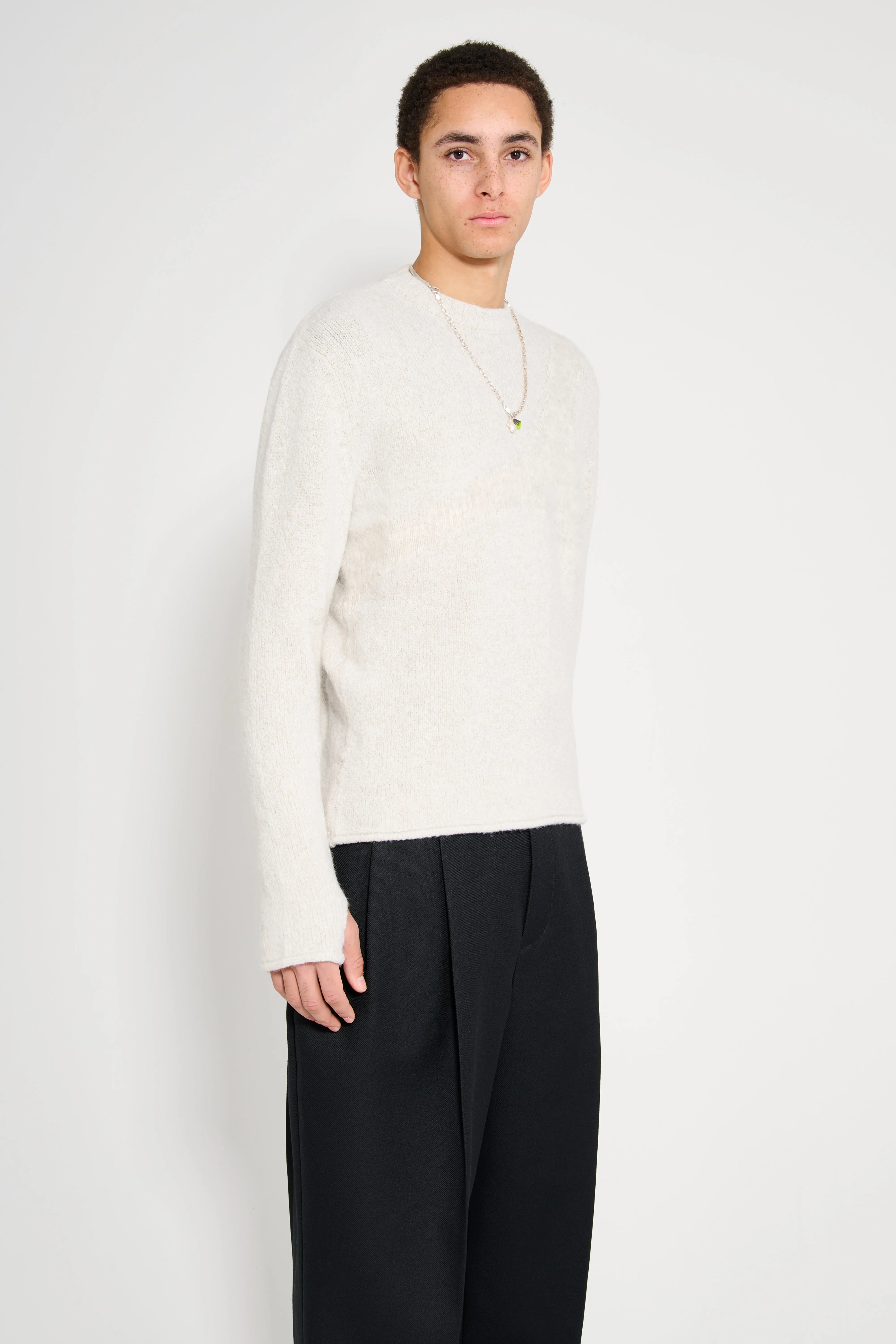 _J.L-A.L_ Stave Knit Chalk Grey