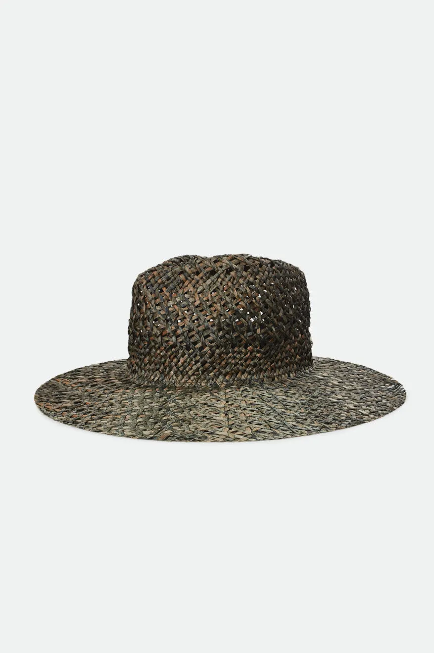 Joanna Open Weave Hat - Black