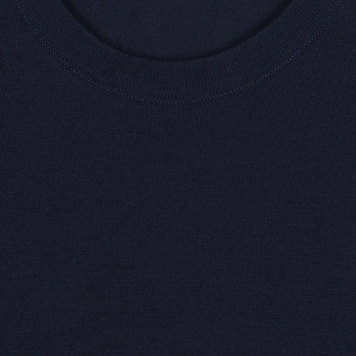 John Smedley Navy Blue Lorca Sea Island Cotton T-Shirt