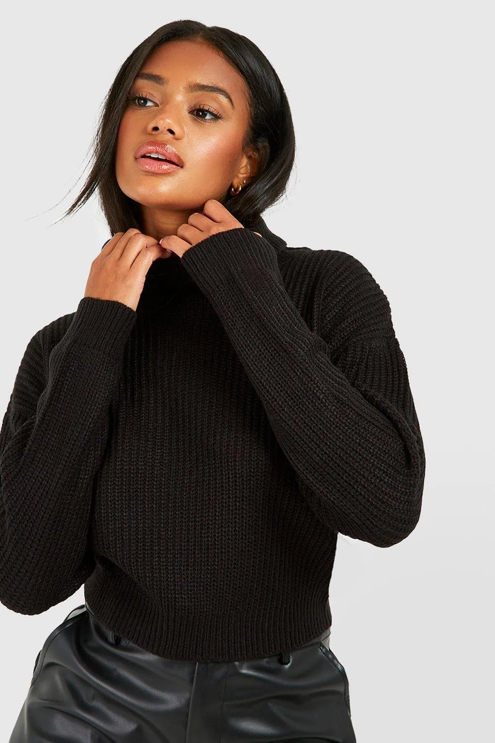 Roll Neck Jumper | Shop Jumpers & Cardigans at boohoo