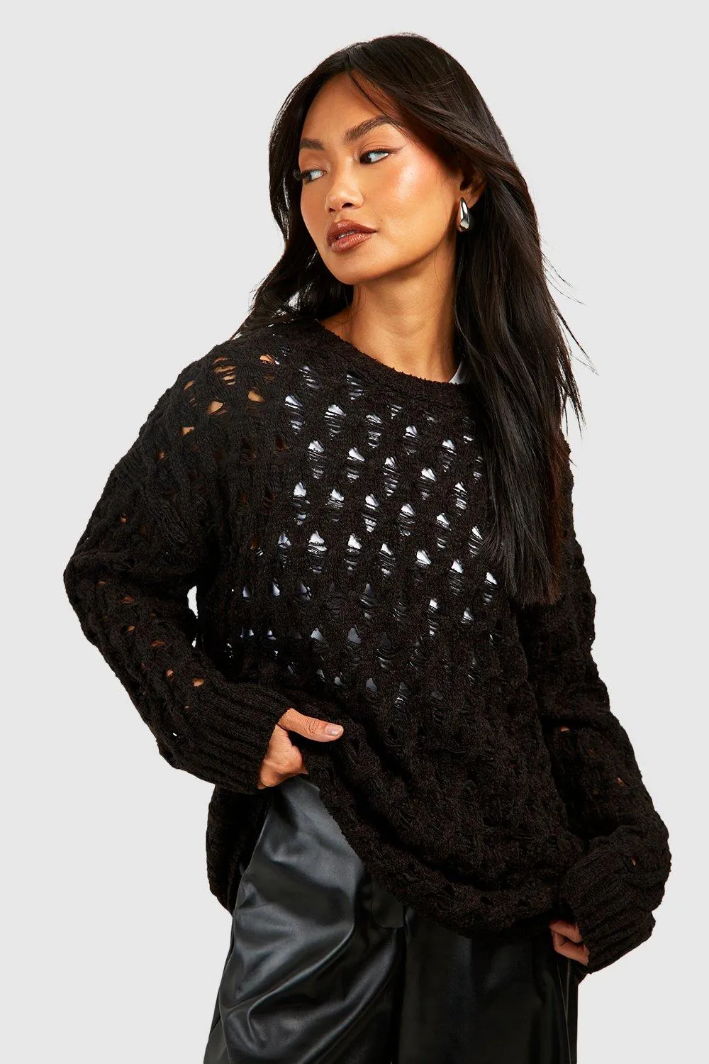 Marl Knit Cable Jumper - Jumpers & Cardigans | boohoo