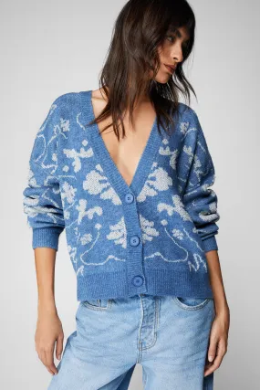 NastyGal Nordic Button Up Cardigan | Shop Jumpers Online