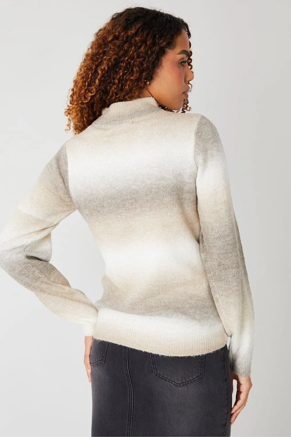 Threadbare Ember Ombré Knitted Jumper - Jumpers and Cardigans