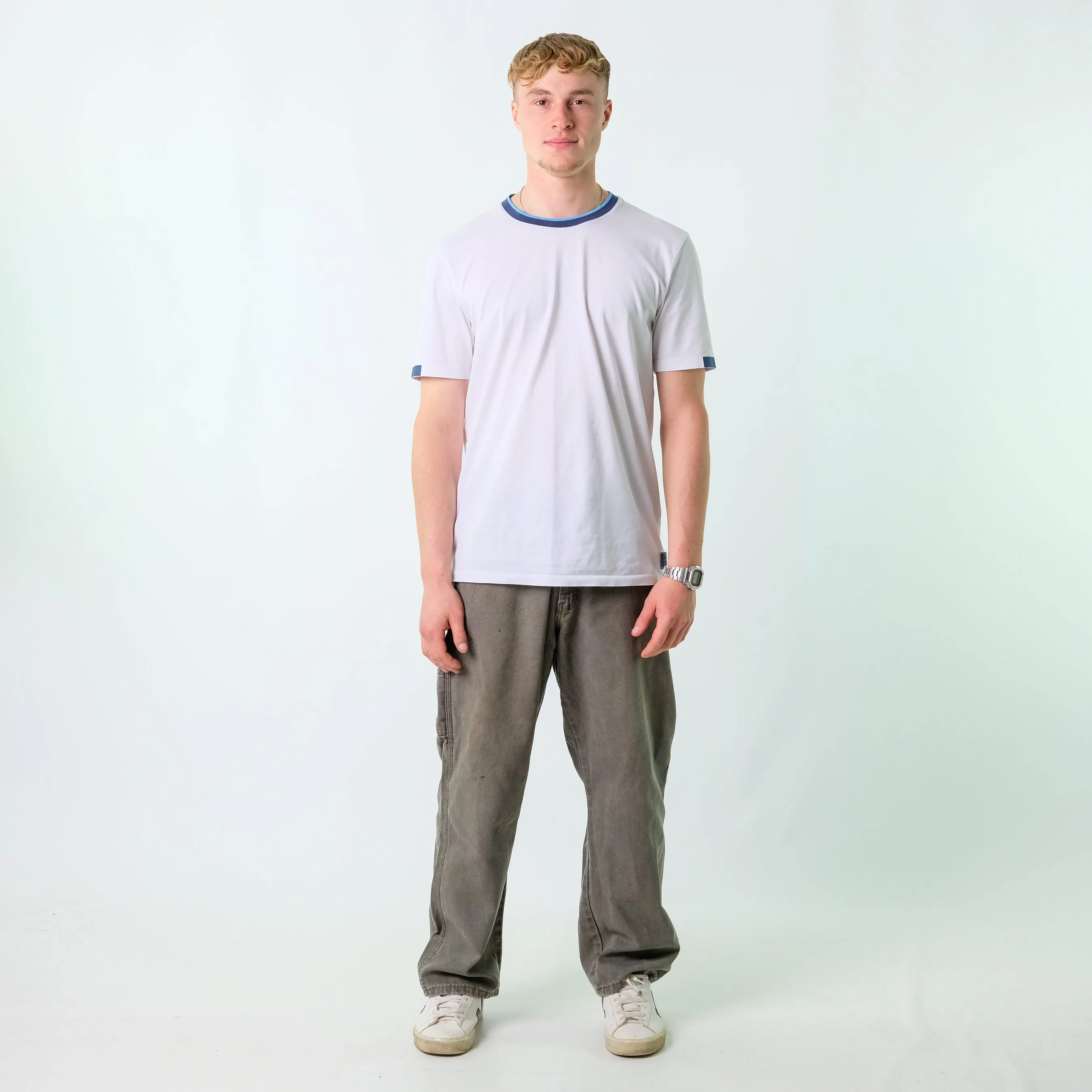 Khaki Green y2ks Dickies Canvas Carpenter Jeans Baggy Pants (38x30)