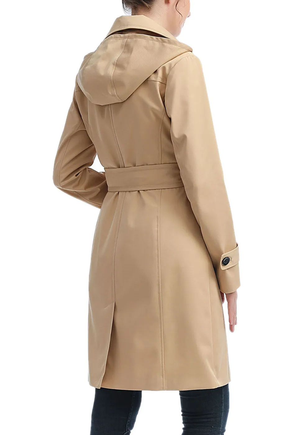 Kimi + Kai Women's Adel Waterproof Hooded Trench Coat