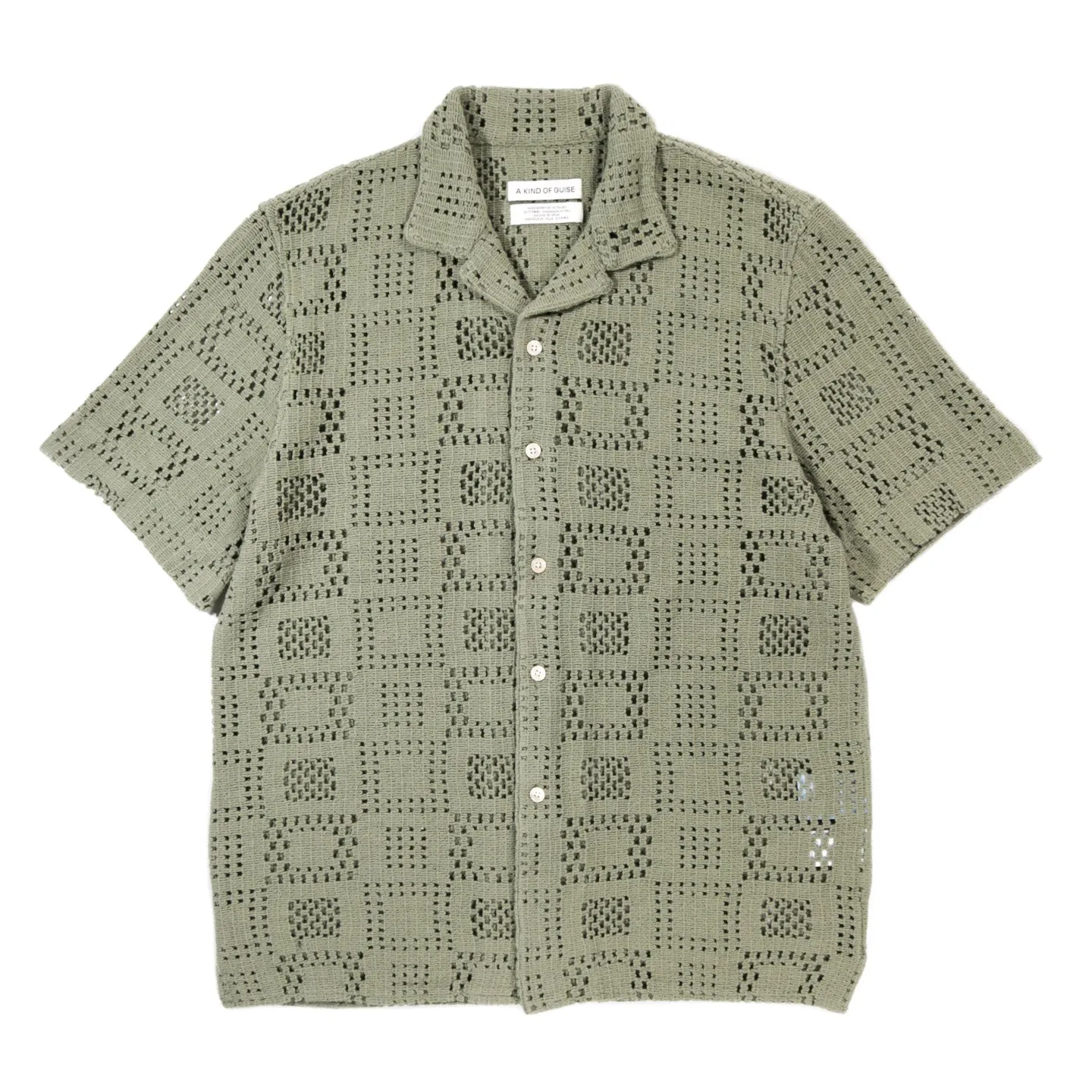 Kind of Guise Gioia Shirt Sage Crochet - Buy Online