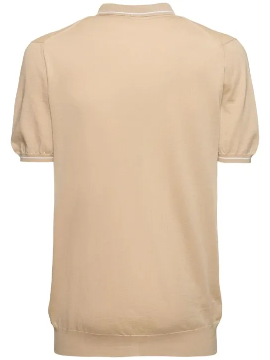 Kiton   Cotton jersey polo 