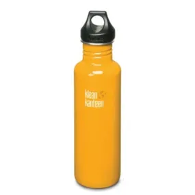 Klean Kanteen Classic 27oz Stainless Steel Water Bottle with Loop Cap