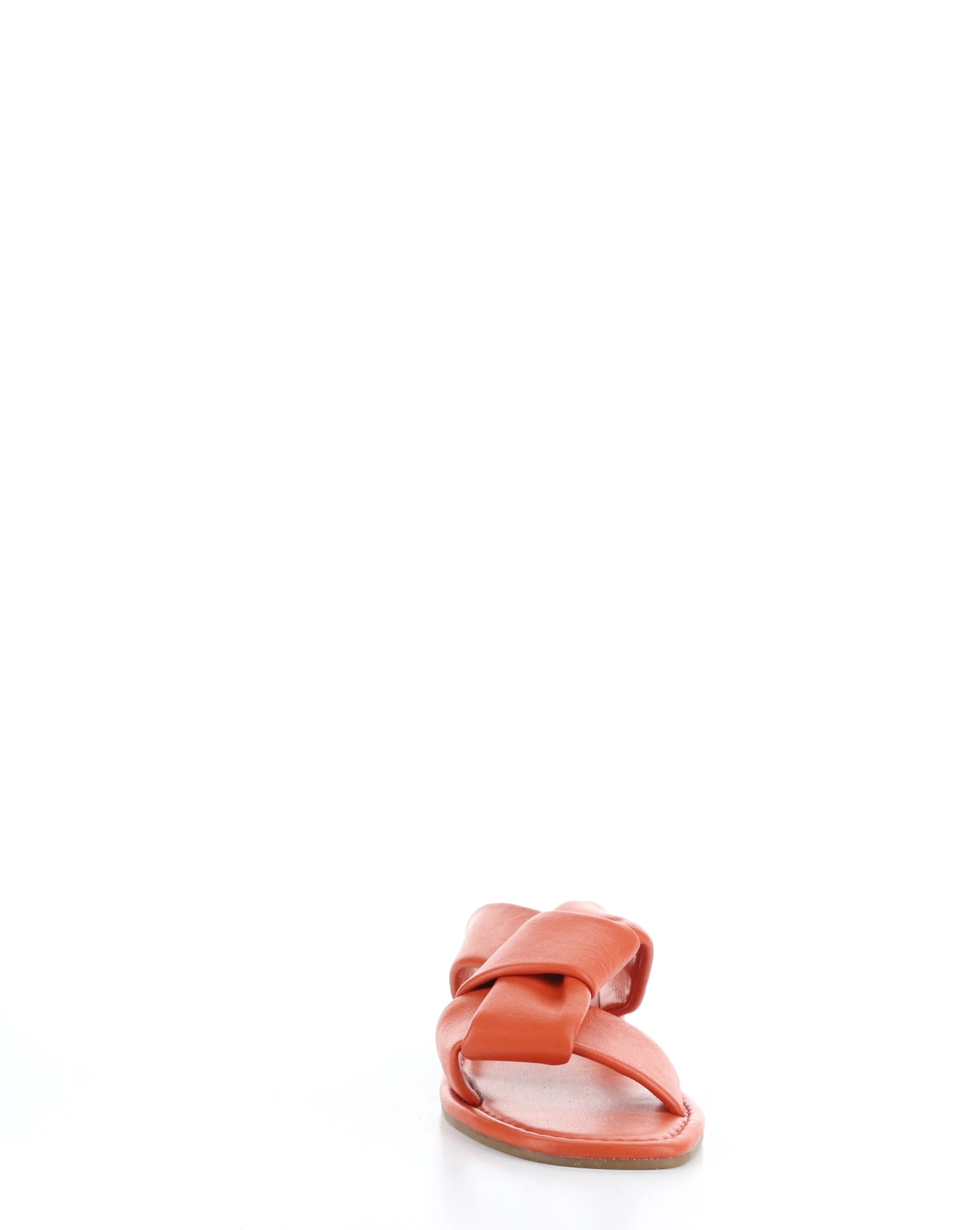 Round Toe Knick Orange Sandals