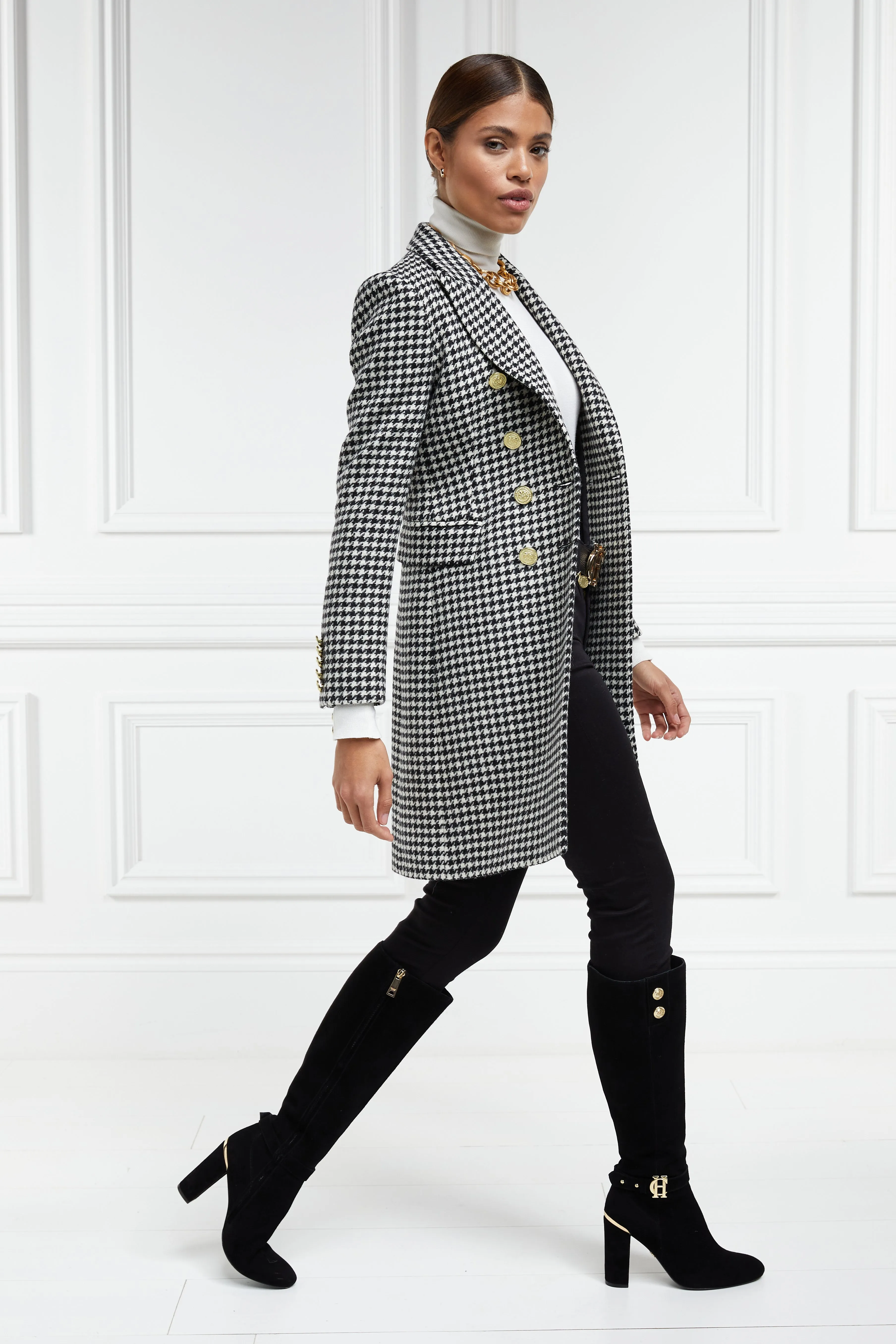 Knightsbridge Coat (Houndstooth)